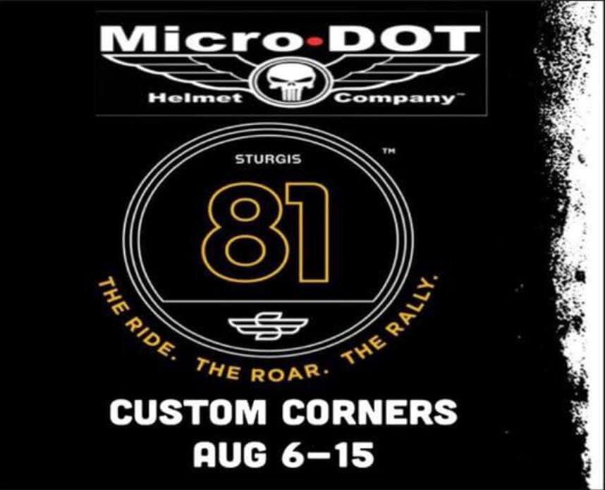 Micro DOT Beanie Helmets Sturgis
