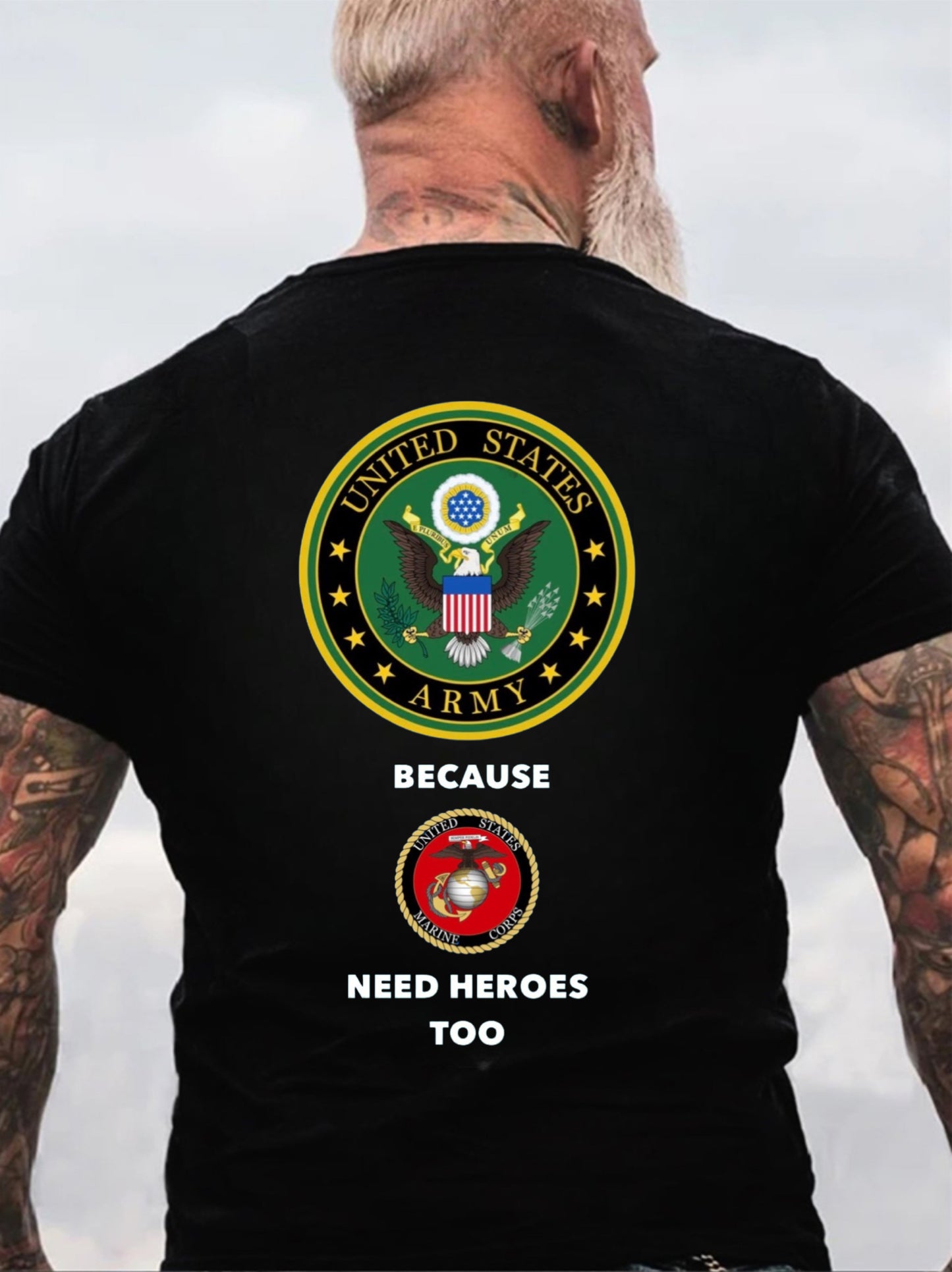 Tee Shirts Marines Need Heroes Too