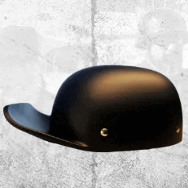 Baseball Hat Novelty Motorcycle Helmets, Lightweight, Low-Profile
