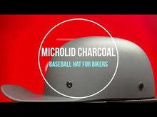 MicroLid Slider Charcoal Baseball Motorcycle Helmet