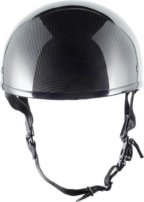 Blister Beanie Small DOT motorcycle helmet with Carbonfiber Look