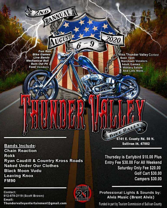 Thunder Valley Biker Rally | Micro DOT Helmet Co