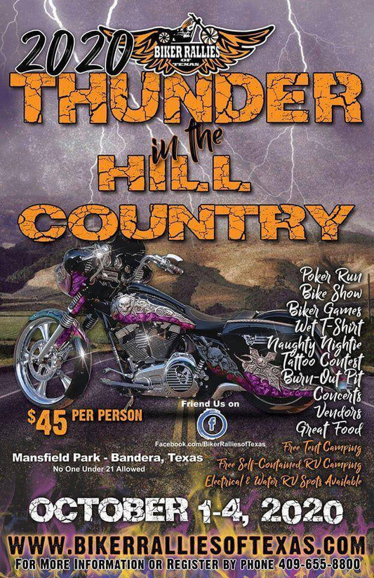 Thunder in the Hill Country | Micro DOT Helmet Co