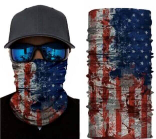 micro dot helmet. accessories face shield balaclava neck gaiter subdued-american-flag