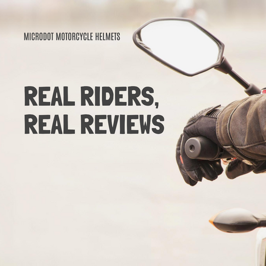 Real Riders, Real Reviews: Microdot Motorcycle Helmets