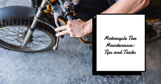 Motorcycle Tire Maintenance: A Comprehensive Guide to Safety, Performance, and Longevity