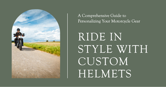 Personalize Your Ride with Custom Microdot Motorcycle Helmets: A Comprehensive Guide