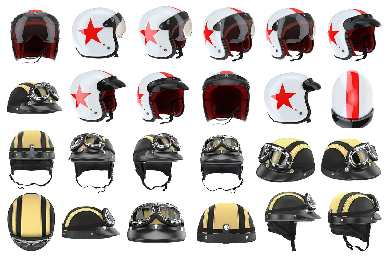 Many Helmets How many different kinds of motorcycle helmets are there?