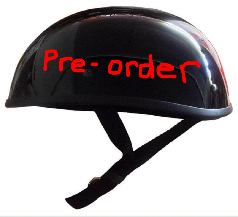 Pre Order B180 Gloss Black Beanie in Fiberglass