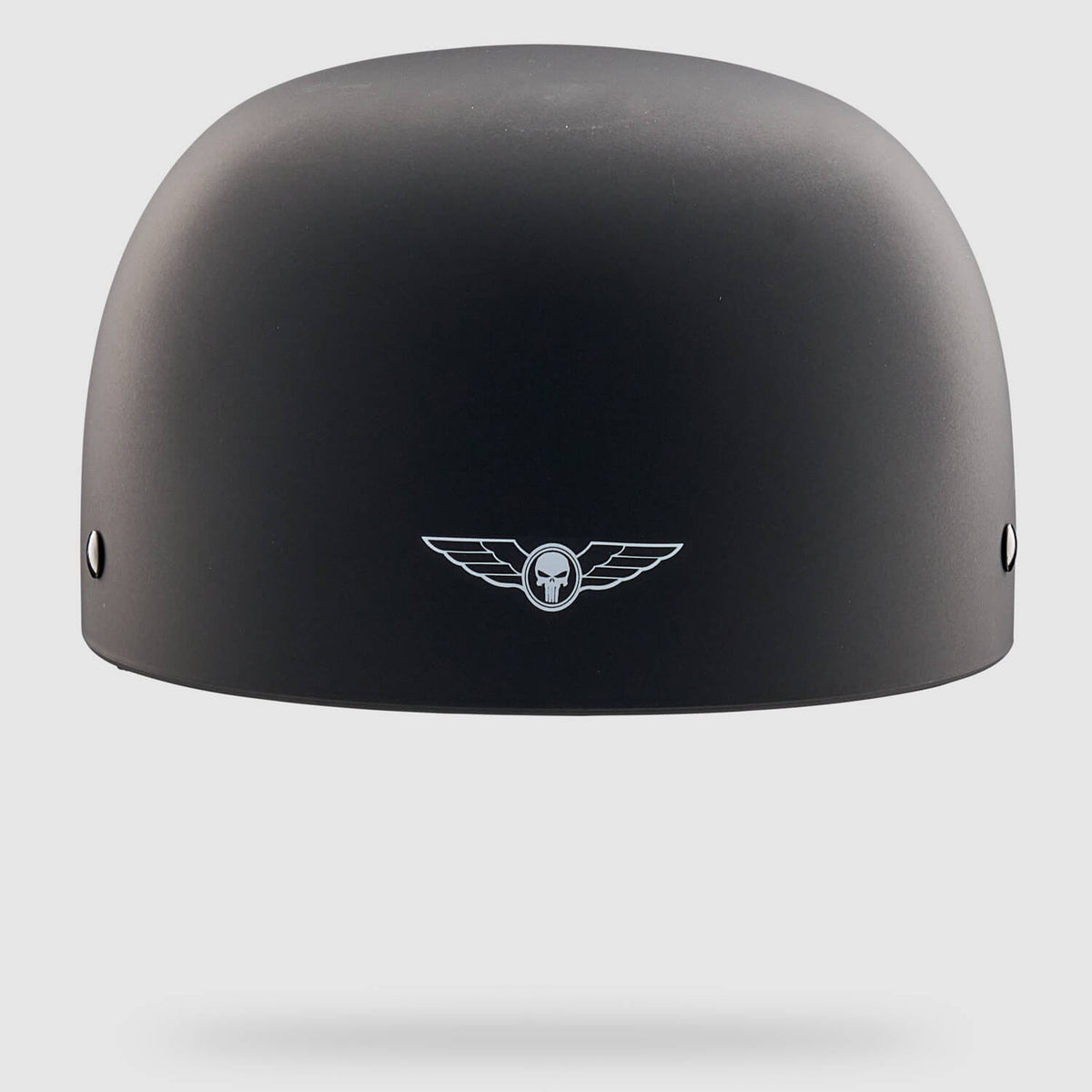 MicroLid Curve NOT DOT - Baseball Motorcycle Helmet Black Matte