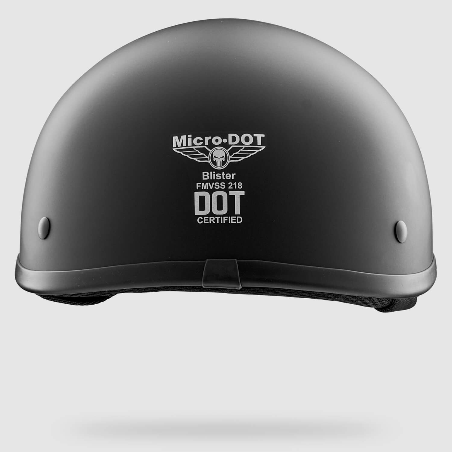 Micro DOT B1 LD8-Small Low Profile Micro DOT Beanie Half Helmet