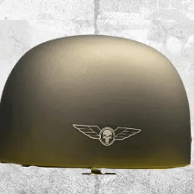 MicroLid Curve NOT DOT - Baseball Motorcycle Helmet Black Matte