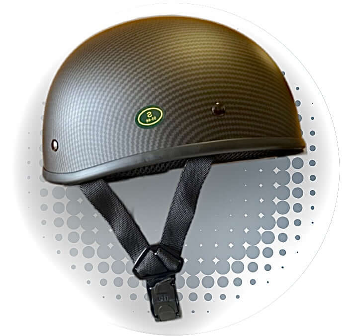 carbon fiber dot motorcycle helmet Blister Beanie With Carbon Fiber Look for Motorcycle Riders X SMALL