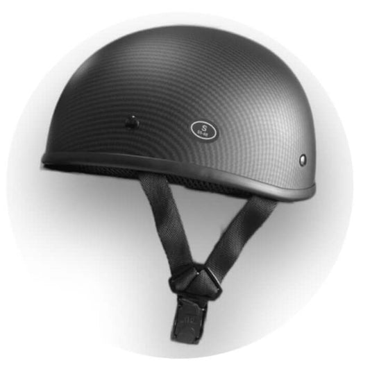 Blister Beanie Small DOT motorcycle helmet with Carbonfiber Look