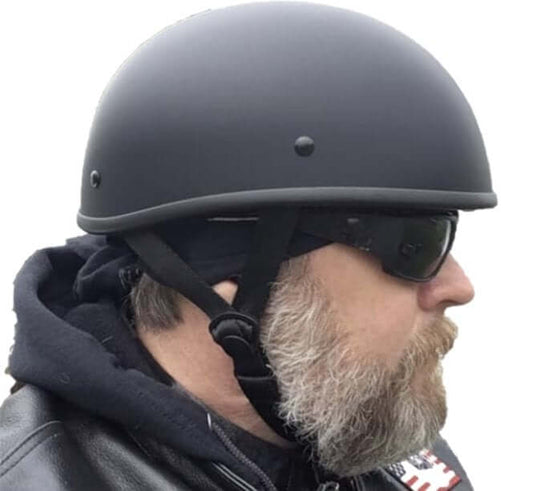 Black Blister Original-Small Micro DOT Beanie Half Helmet